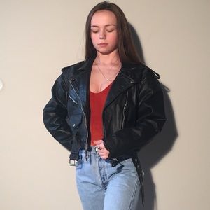 Genuine Vintage Leather Jacket💀